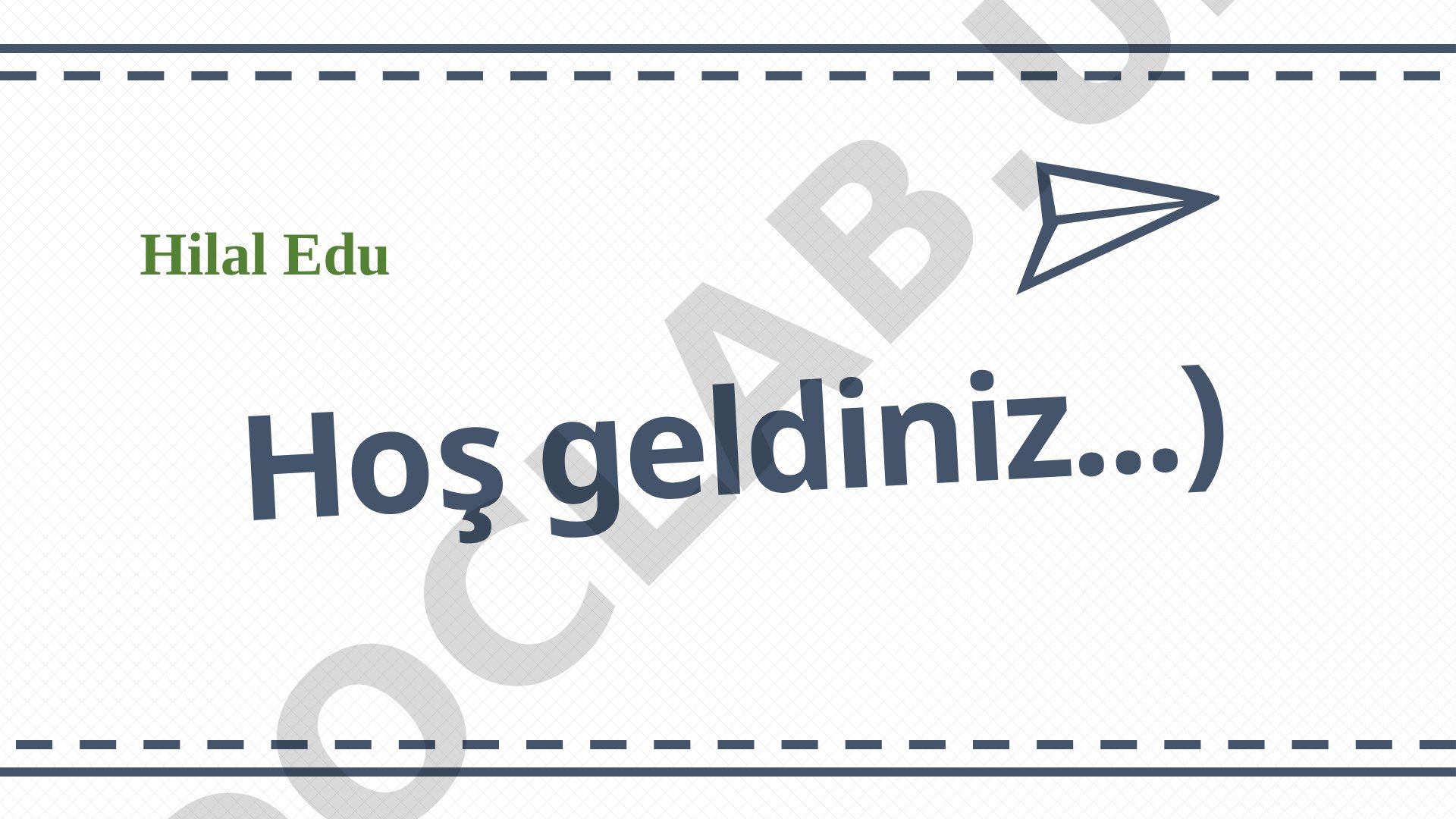 Hilal Edu CEFR Sınav Formatı
