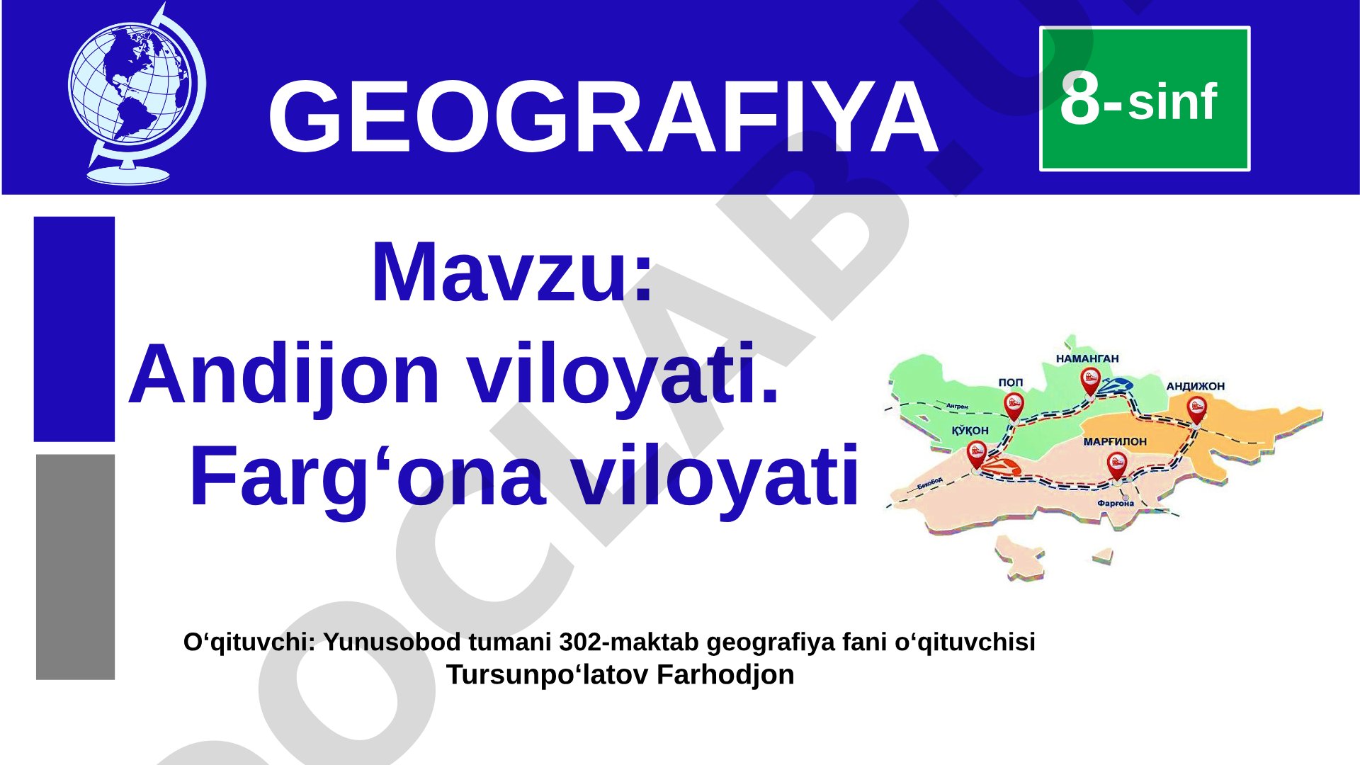 Andijon viloyati. Farg‘ona viloyati