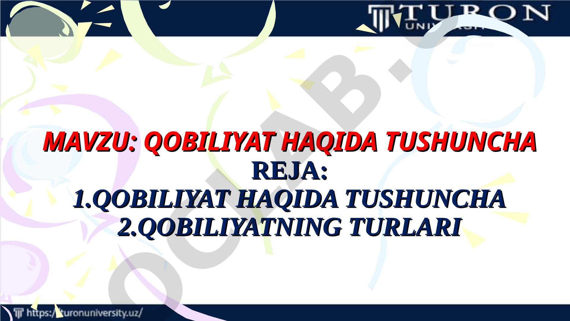 Qobiliyat, layoqat, bilim, ko'nikma va malaka tushunchalari, ularning o'zaro bog'liqligi
