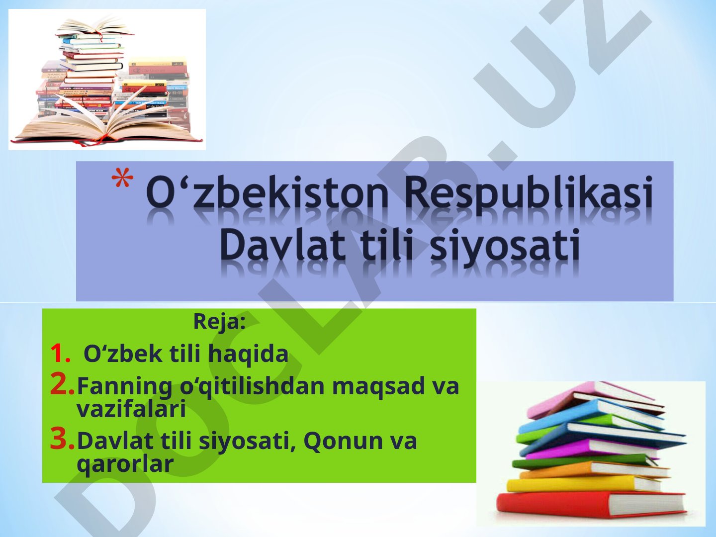 O'zbek tili haqida fanning o'qitilish maqsad va vazifalari