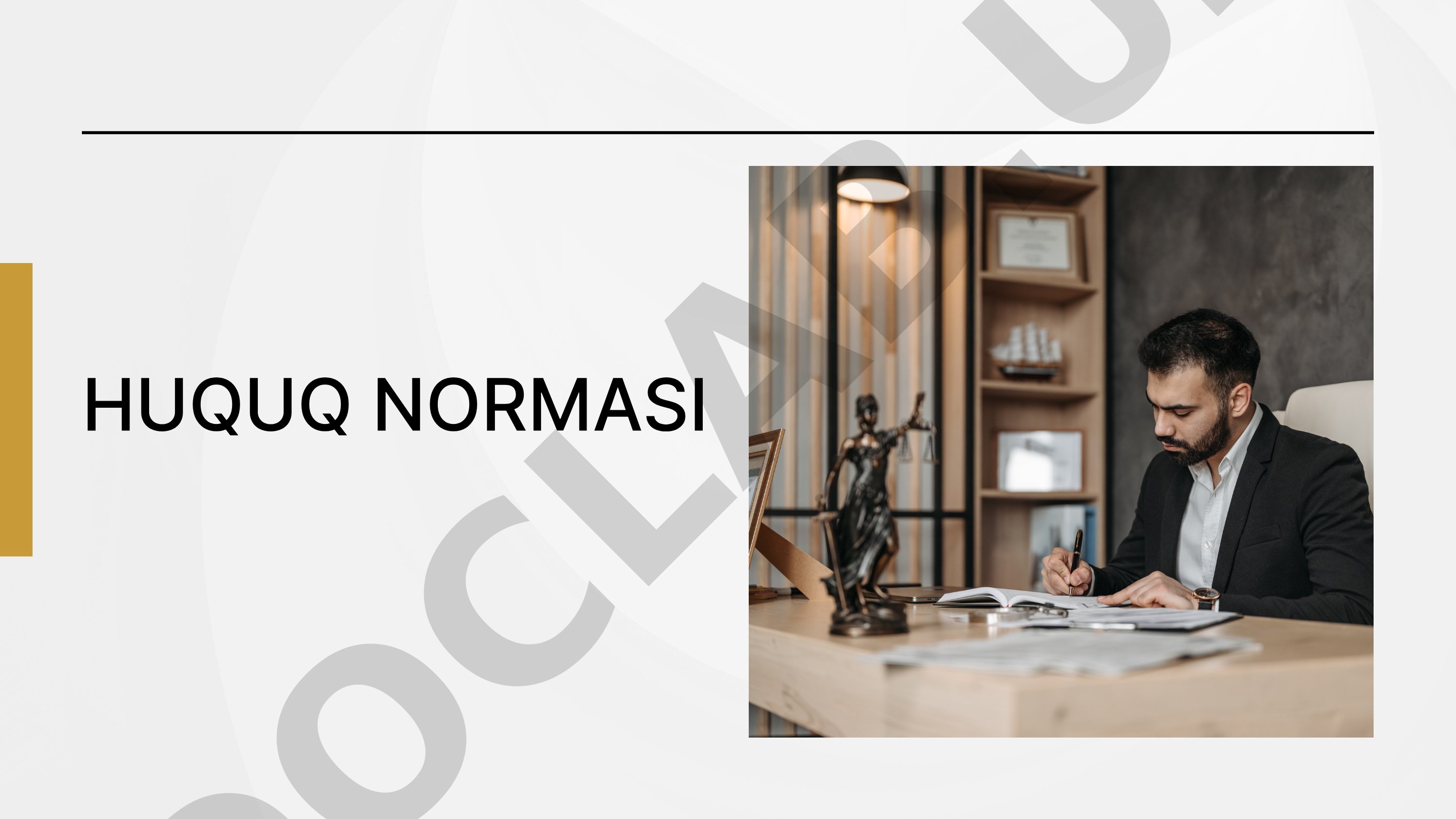 Huquq normasi ta'rifi, asosiy belgilari va tuzilishi (gipoteza, dispozitsiya, sanksiya)