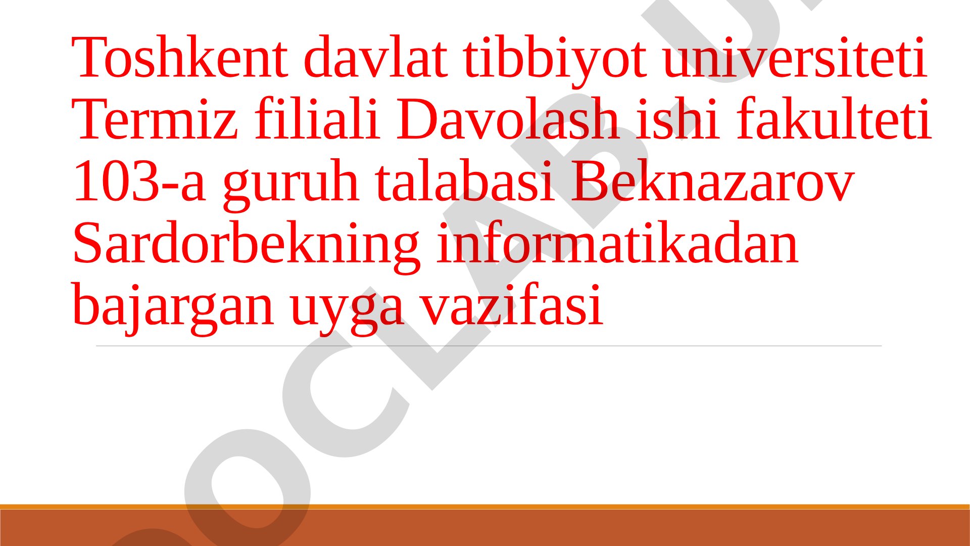 Rabotchi stol
