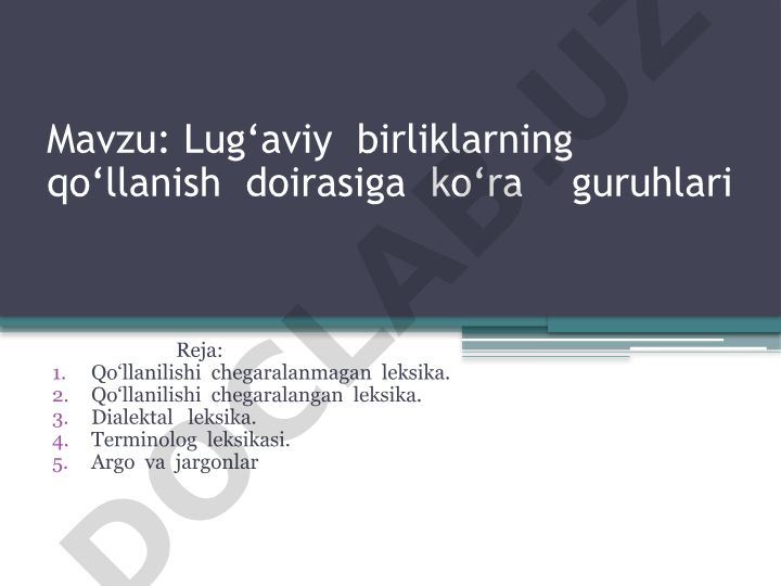 Lug‘aviy birliklarning qo‘llanish doirasiga ko‘ra guruhlari