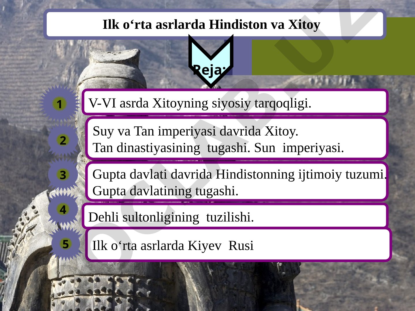 Ilk o'rta asrlarda Hindiston va Xitoy