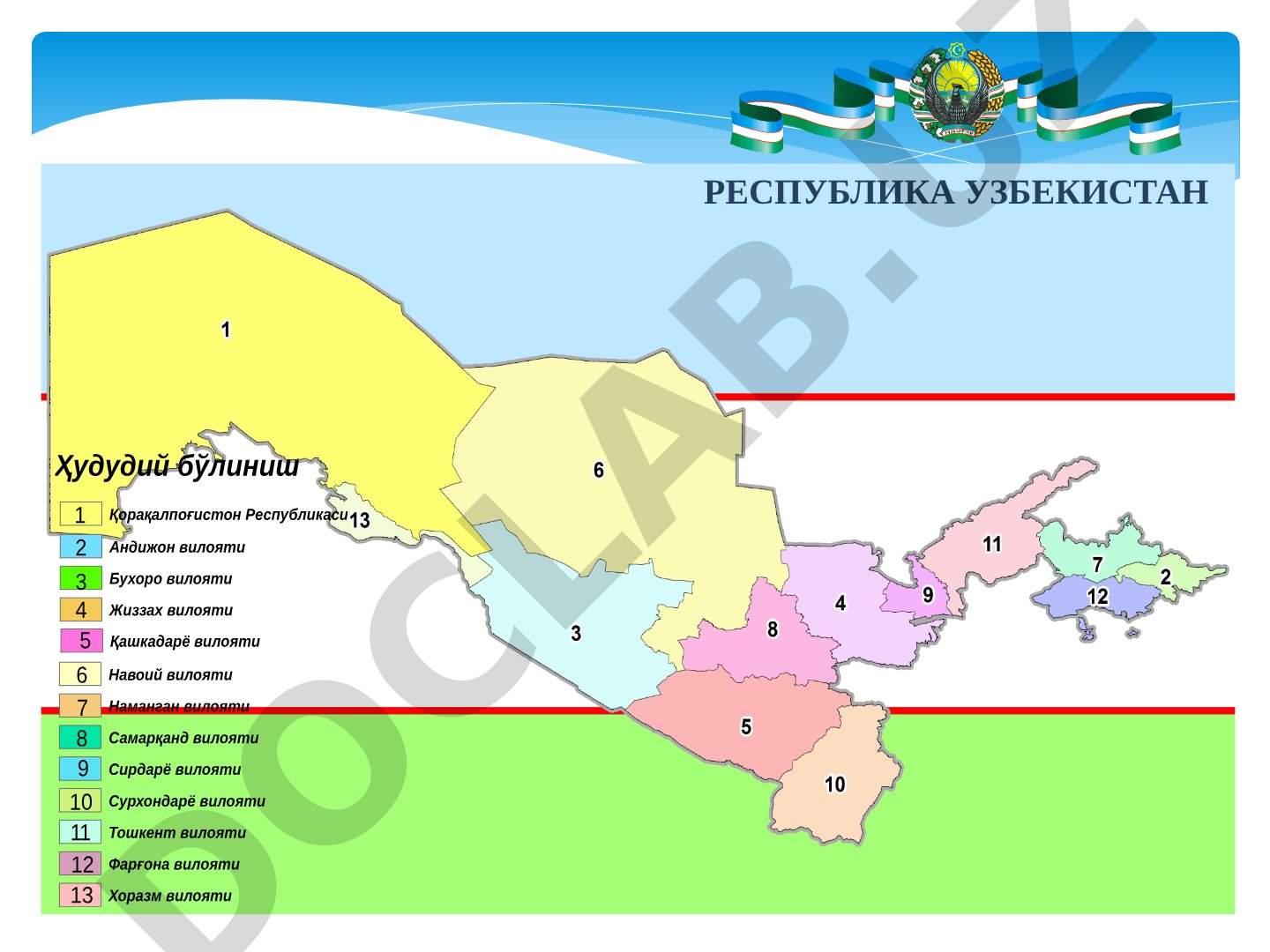 Регистрация земли в Узбекистане: проекты Тасис