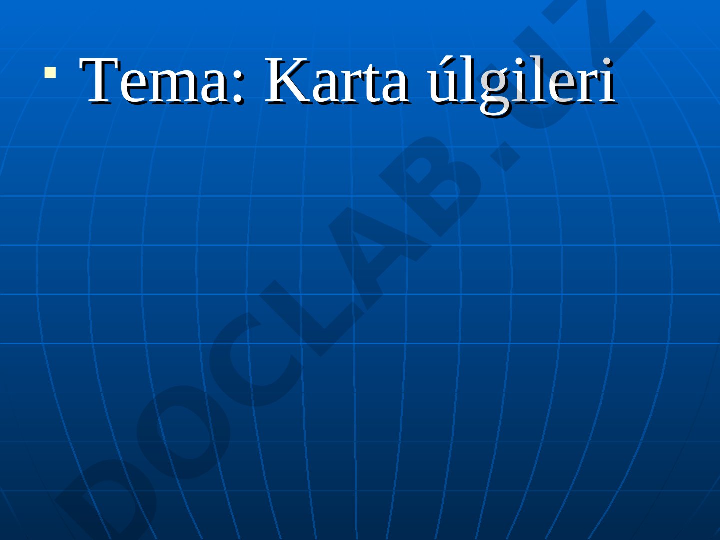 Karta úlgileri