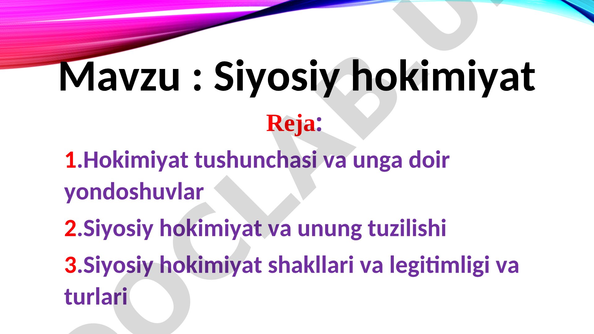 Siyosiy hokimiyat
