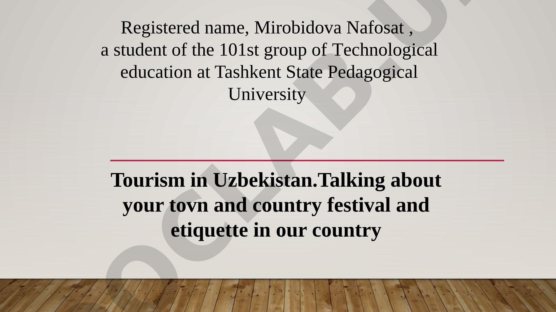 Tourism in Uzbekistan