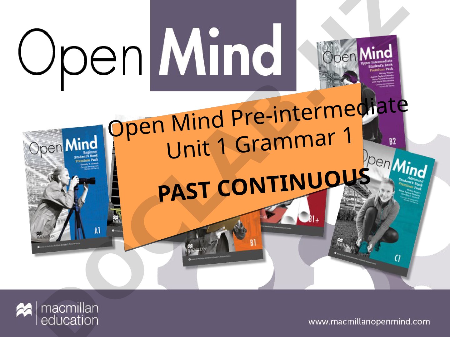 Past Continuous Tense Grammar Lesson