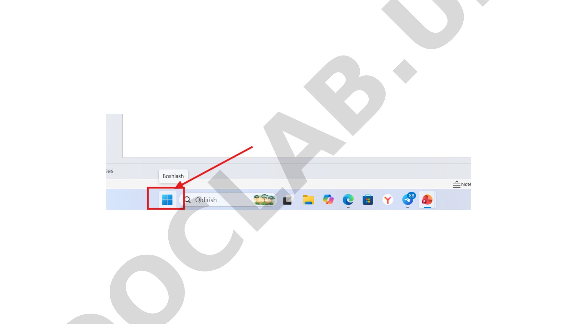 Bu kod Windows 11da ishlamadi