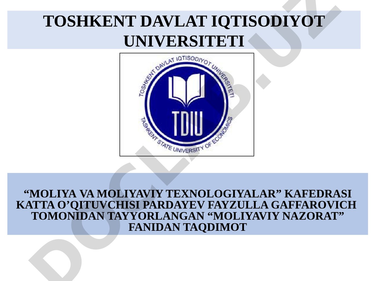 Byudjet nazoratining mohiyati, vazifalari, byudjet jarayoni va mablag'larni nazorat