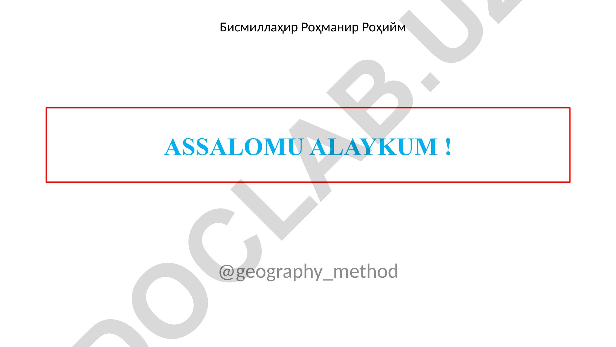 Jahon transporti geografiyasi