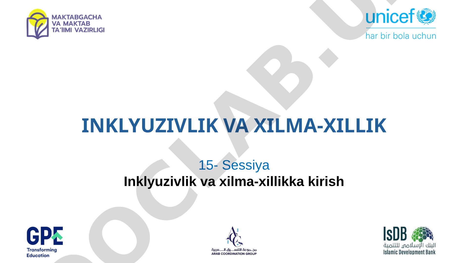 Inklyuzivlik va xilma-xillikka kirish