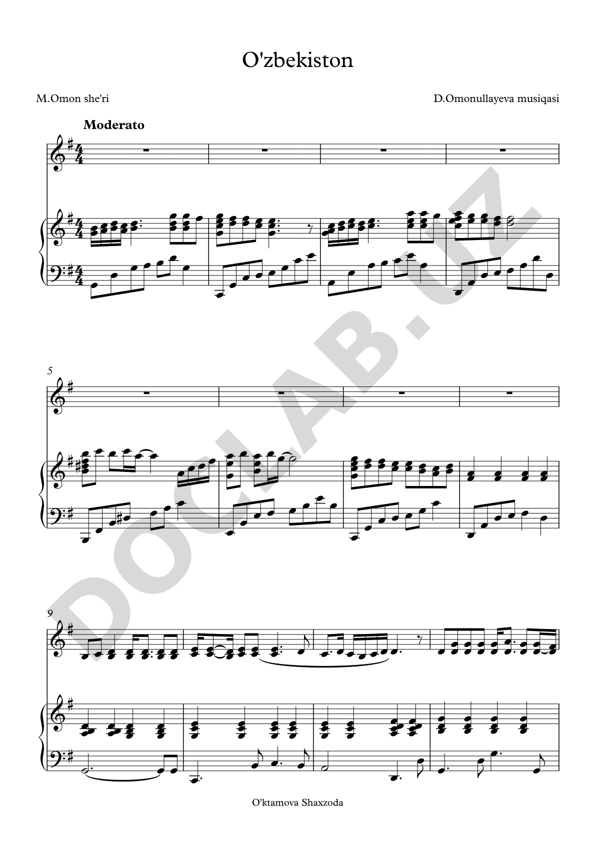 O'zbekiston qo'shig'i