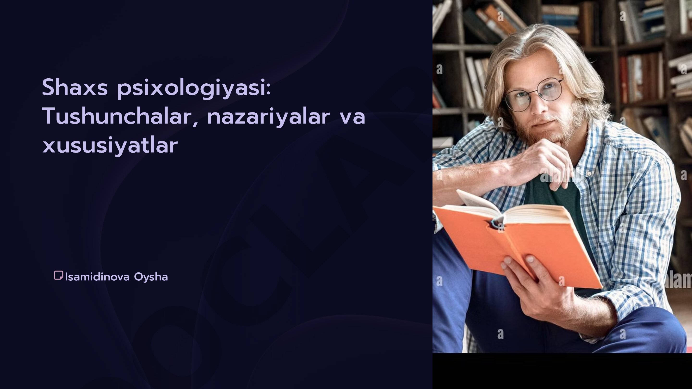 Shaxs psixologiyasi: Tushunchalar, nazariyalar va xususiyatlar