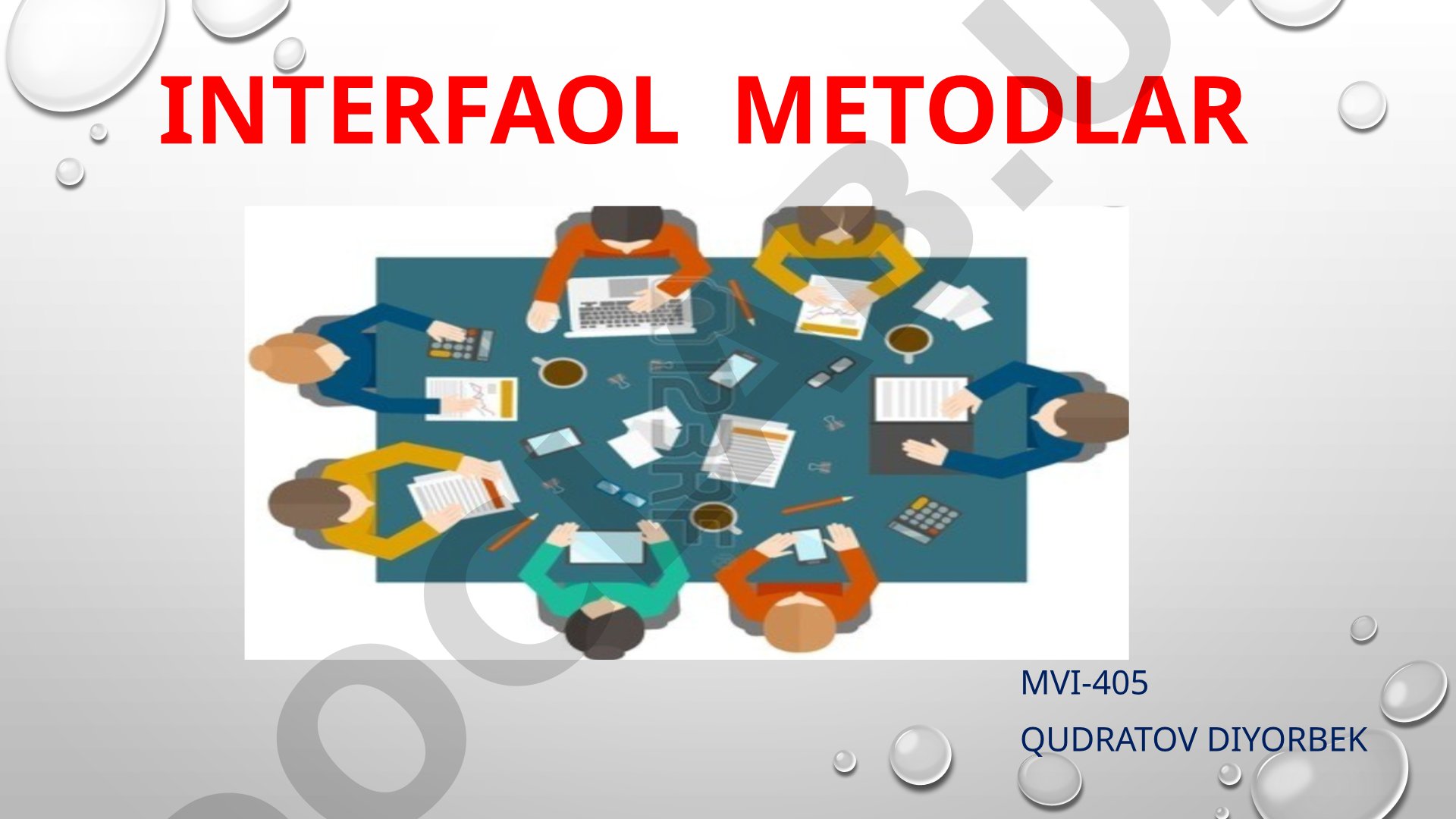 Interfaol metodlar