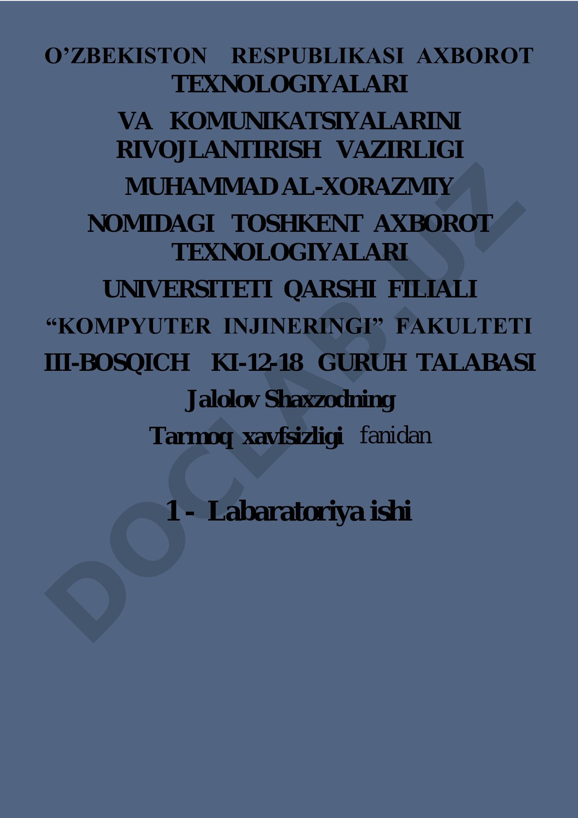 VMware dasturida Operatsion tizim o'rnatish va tahlil qilish