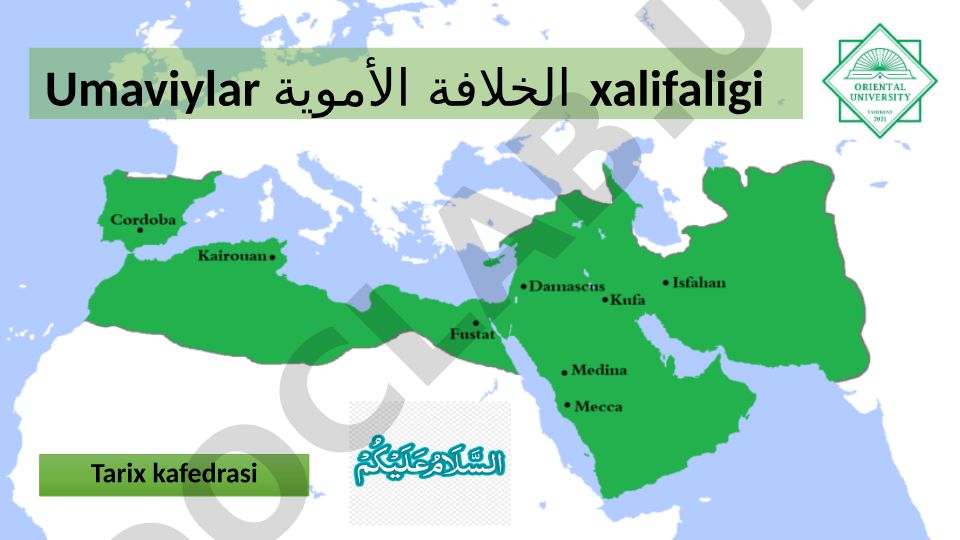 Umaviylar xalifaligi tarixi va tashkil topishi