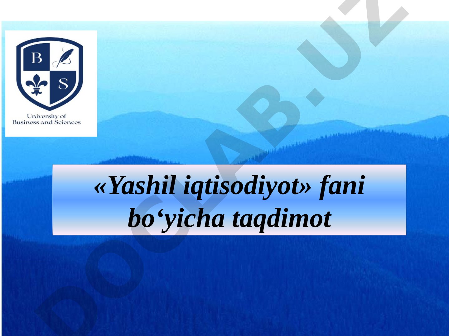 Yashil iqtisodiyotni baholash amaliyoti va indikatorlari