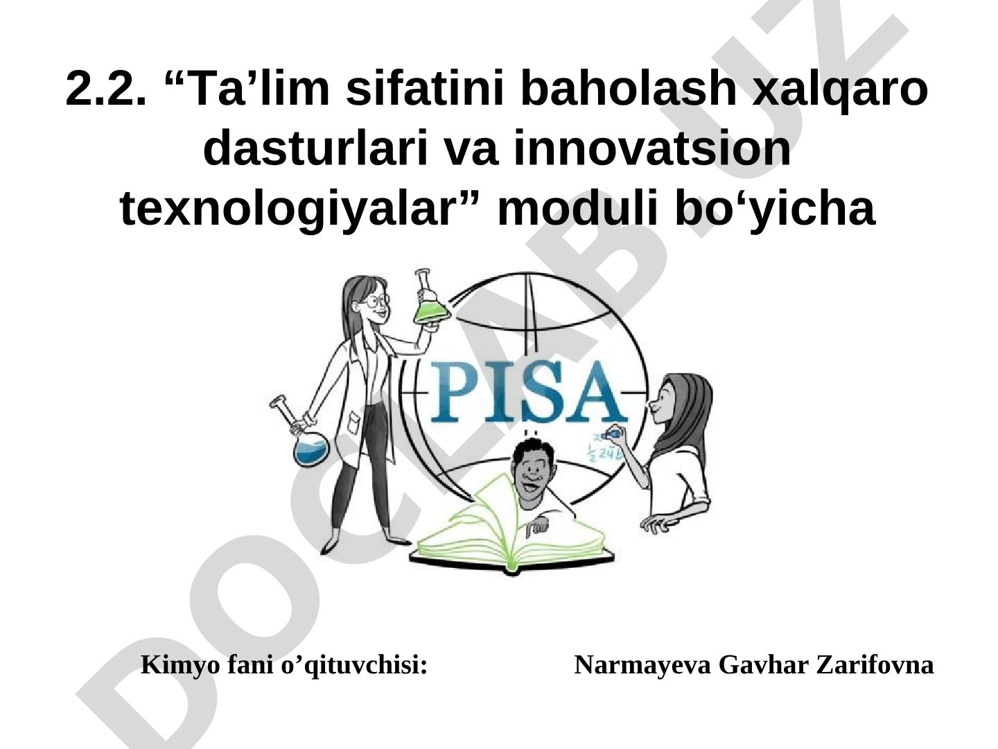 Xalqaro baholash dasturlari