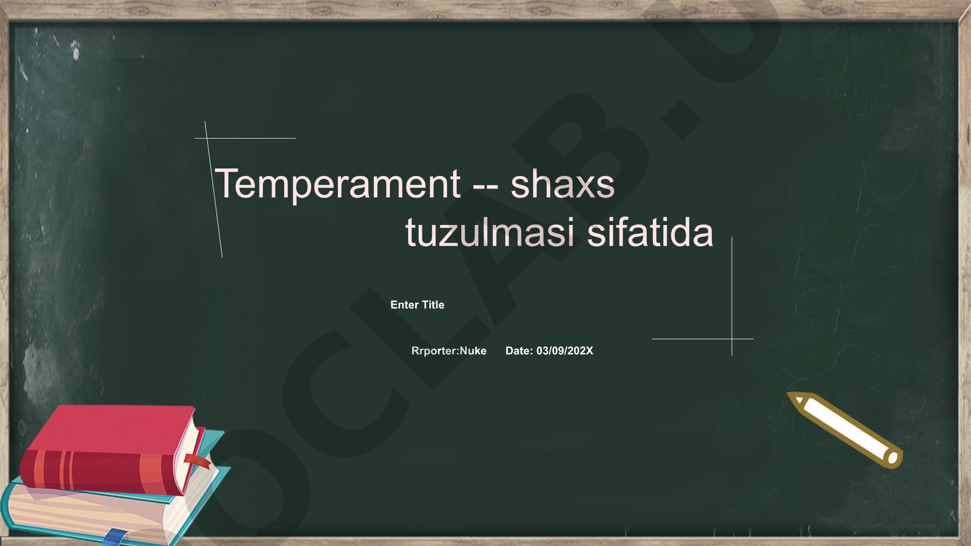 Temperament shaxs tuzulmasi sifatida