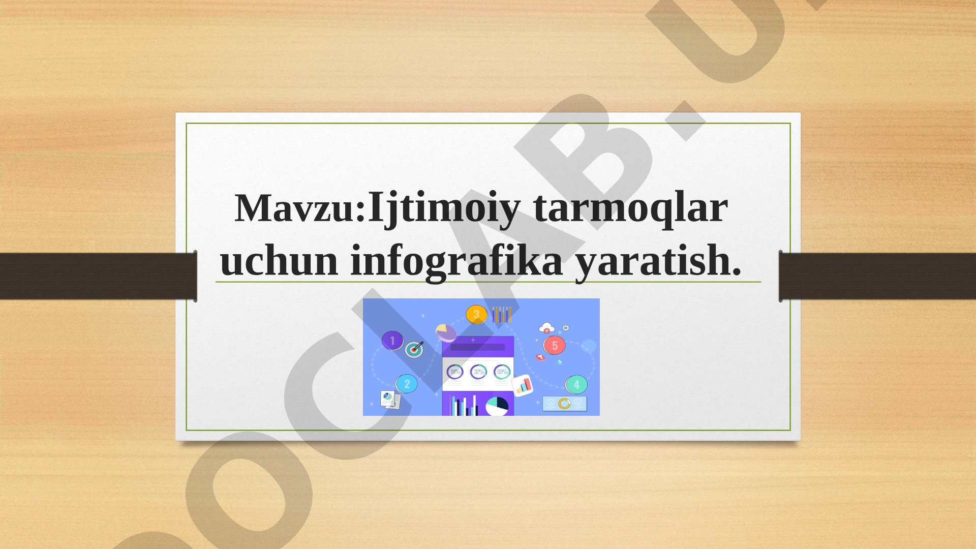 Ijtimoiy tarmoqlar uchun infografika yaratish