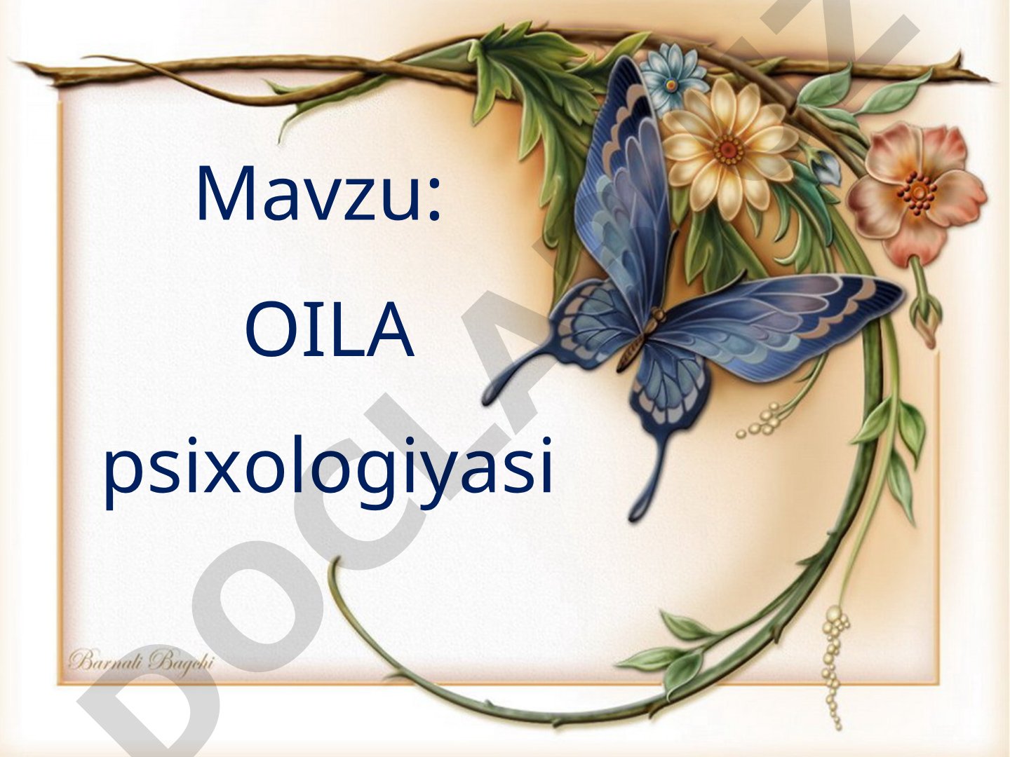 Oila psixologiyasi