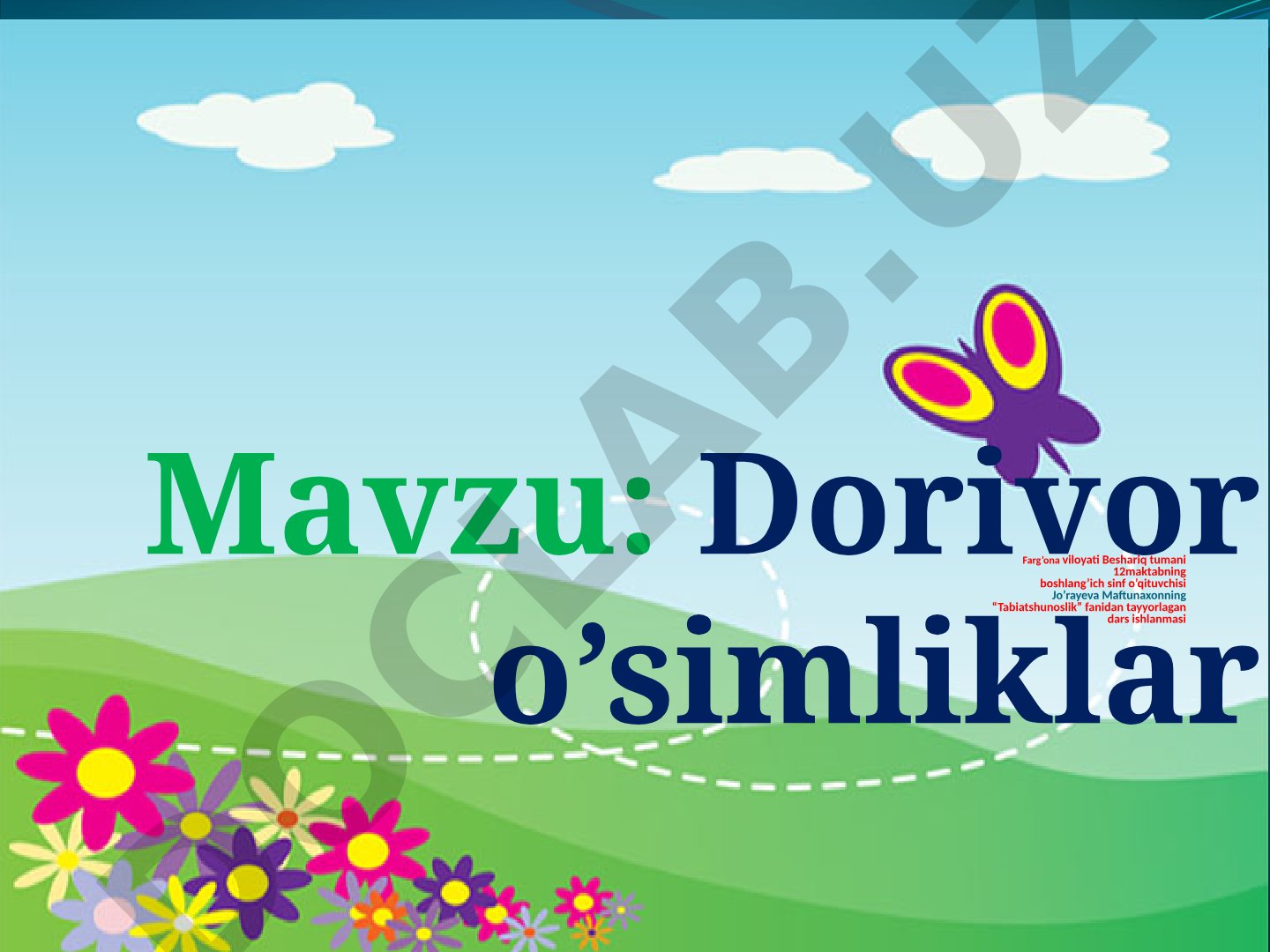 Dorivor o’simliklar
