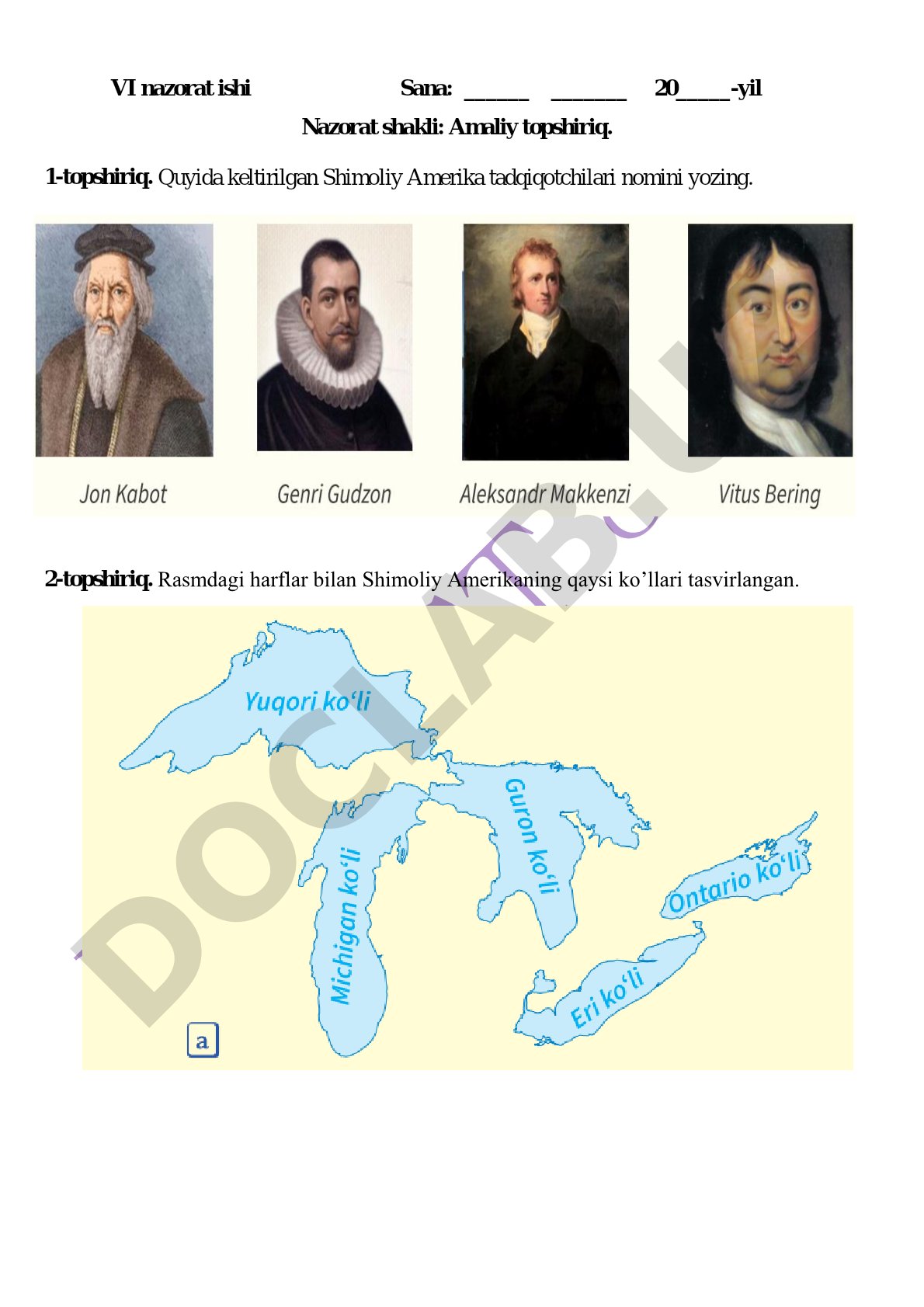 Shimoliy Amerikaning tabiat zonalari va geografik tadqiqotchilari