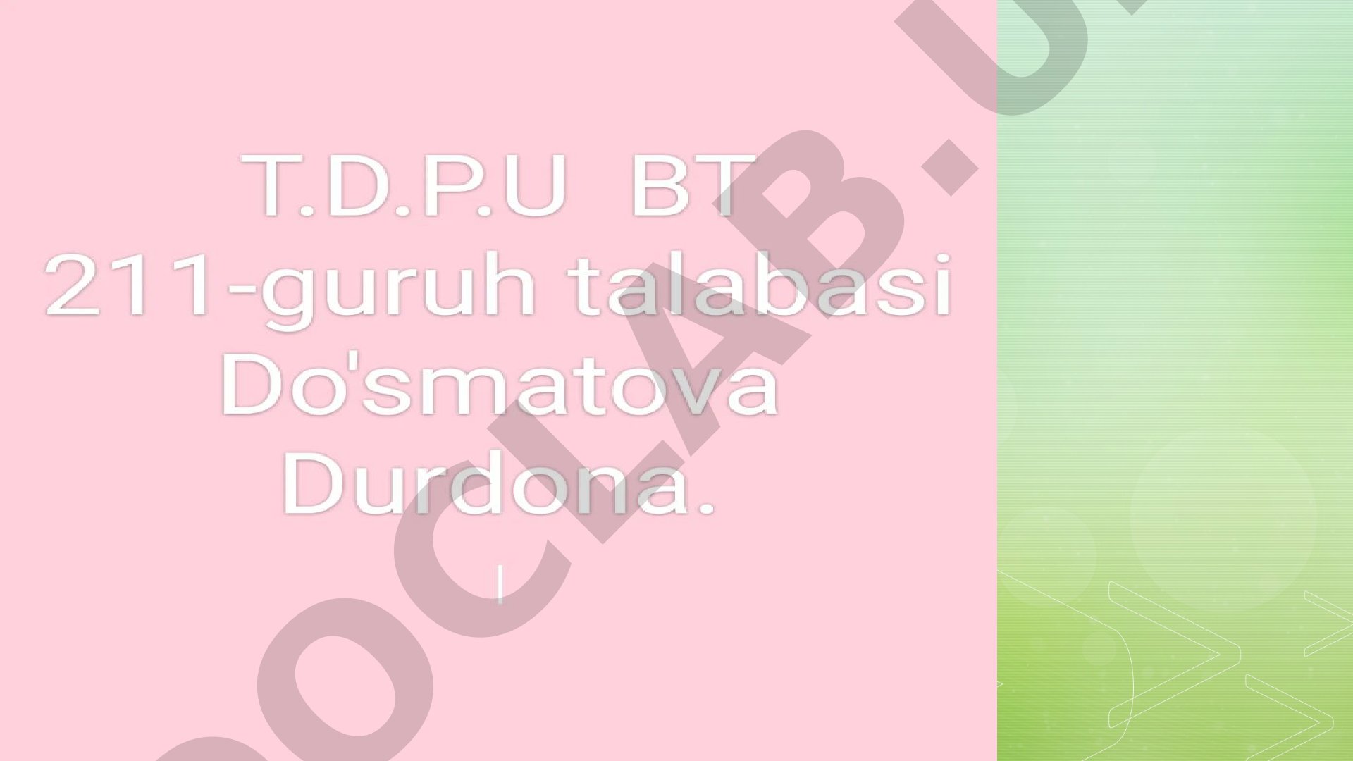 Rasmlar va takrorlanuvchi matn