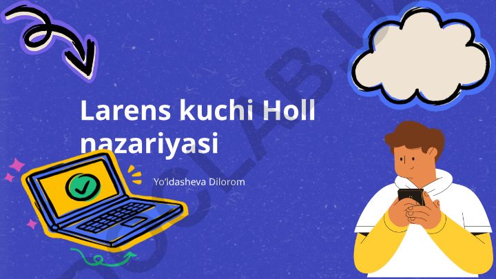 Larens kuchi va elektr zaryadlangan jismlar o'rtasidagi o'zaro ta'sir