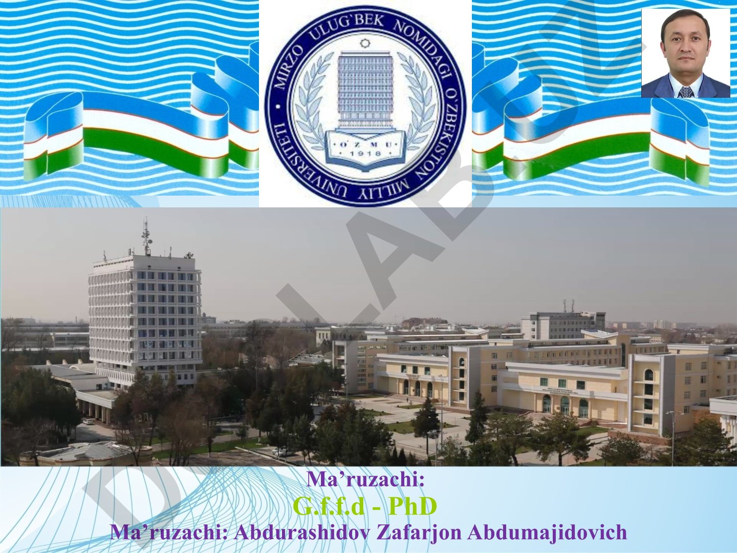 Favqulodda vaziyatlarda jarohatlanganlarga birlamchi tibbiy yordam ko'rsatish