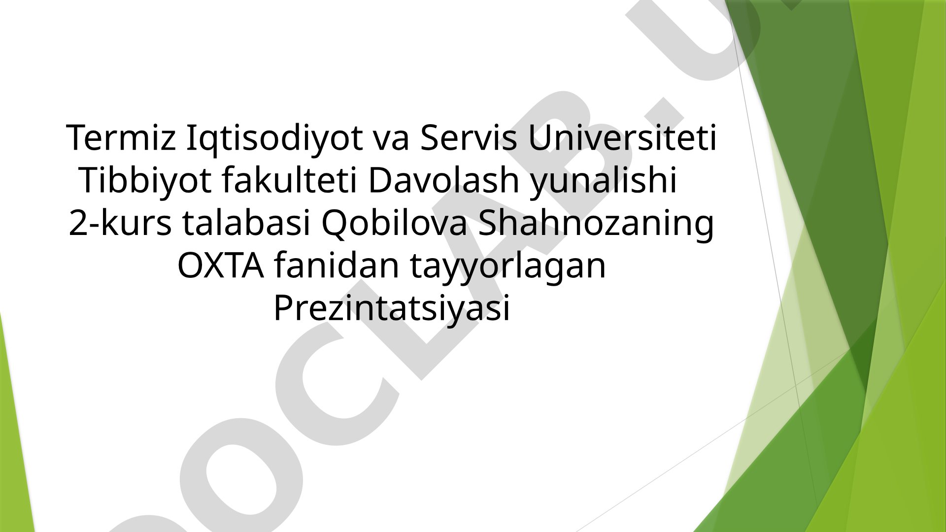 Diafragmaning tug‘ma va orttirilgan nuqsonlarida bajariladigan operatsiyalar