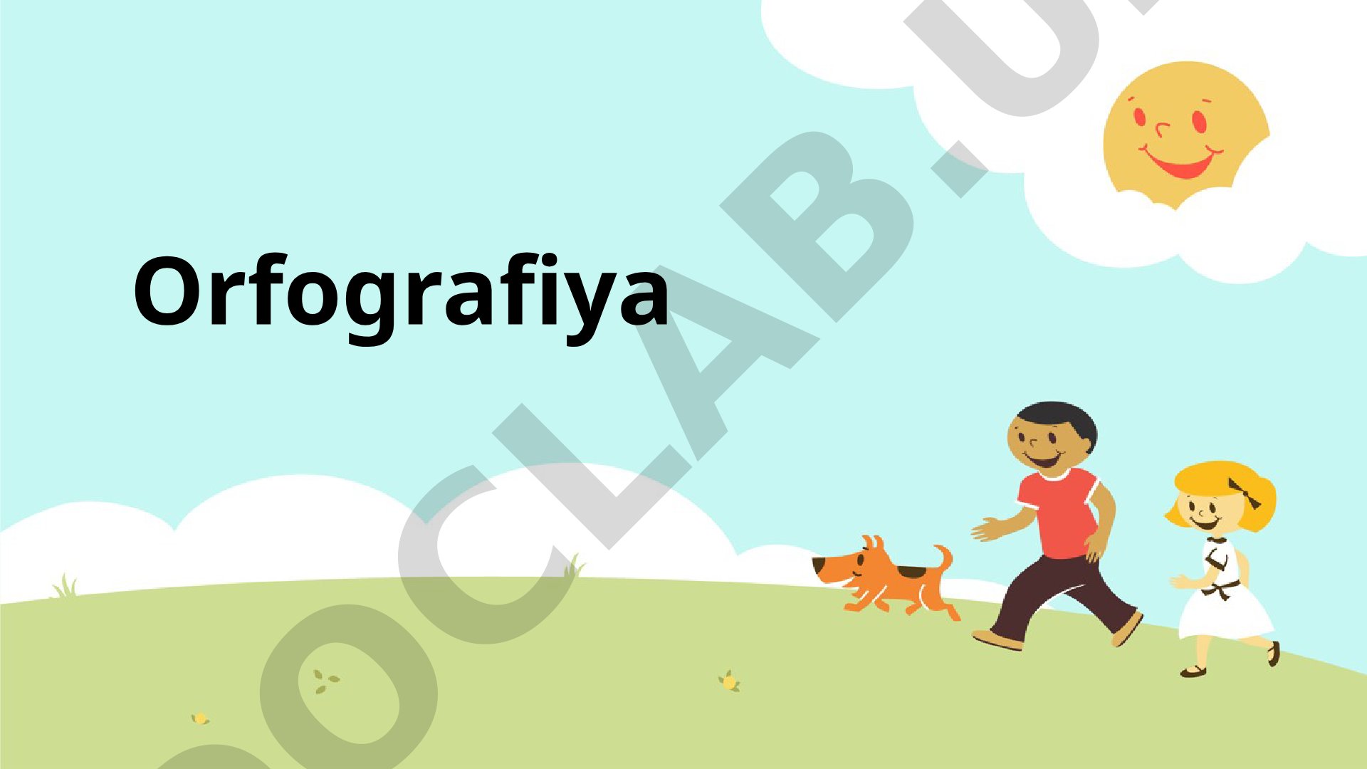 O'zbek tili orfografiyasiga oid test savollari