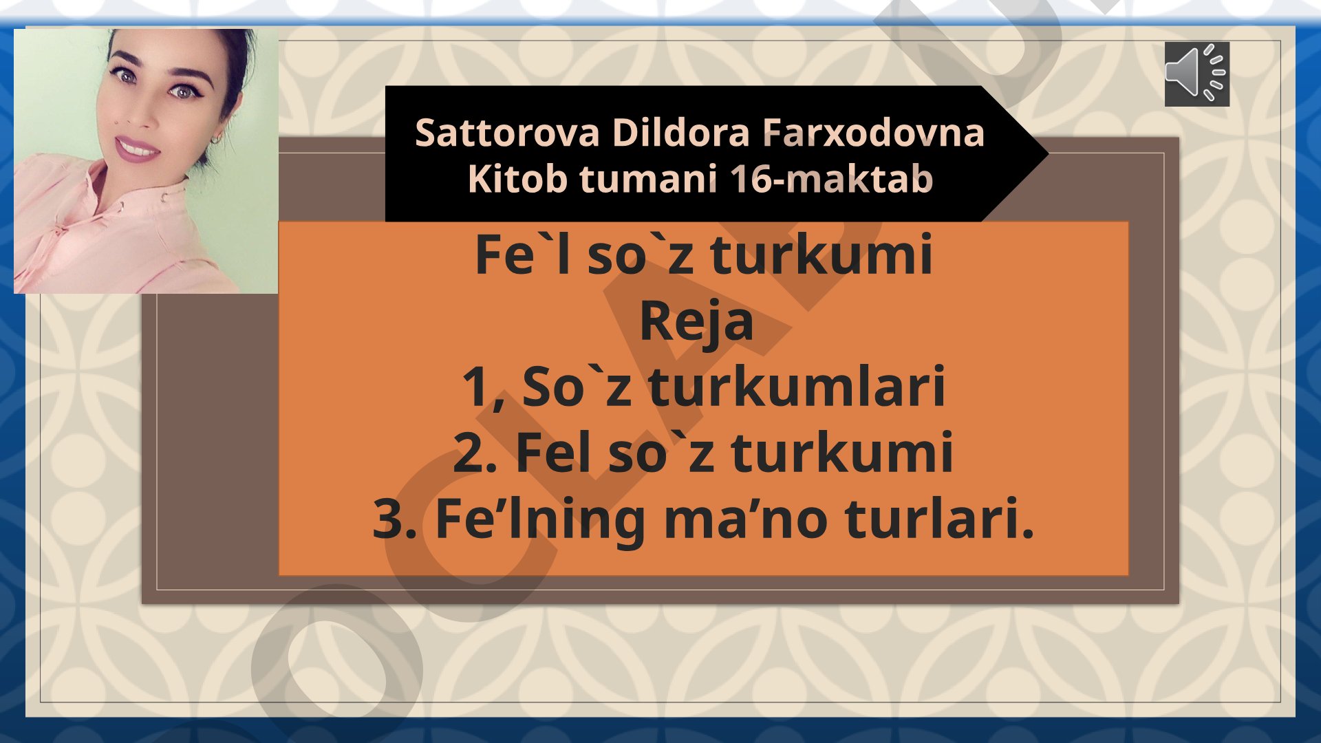 Fe’lning ma’no turlari, zamon, nisbat, mayl kategoriyalari haqida