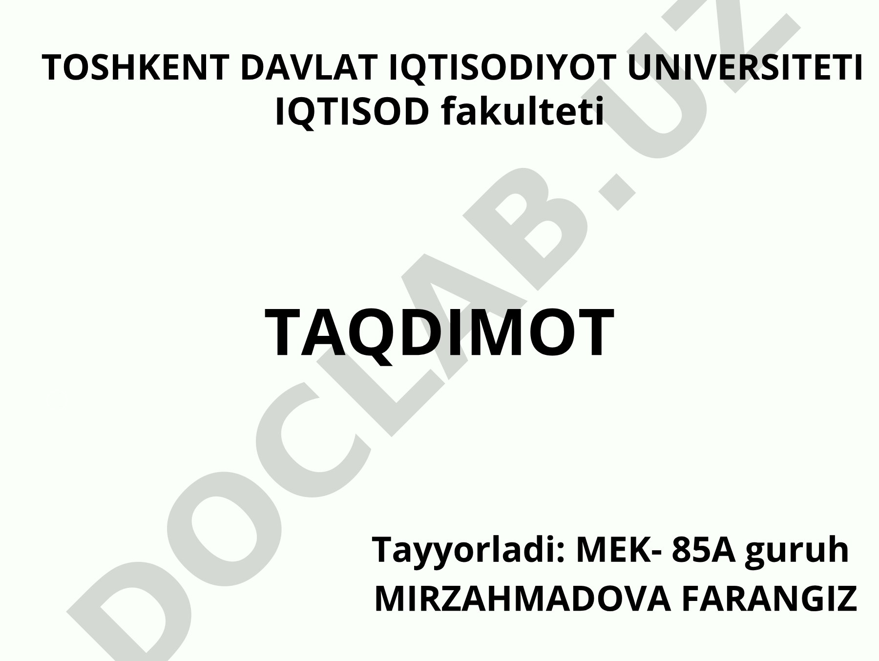 Qo’shma Loyihalarda Tavakkalchilikni Boshqarish