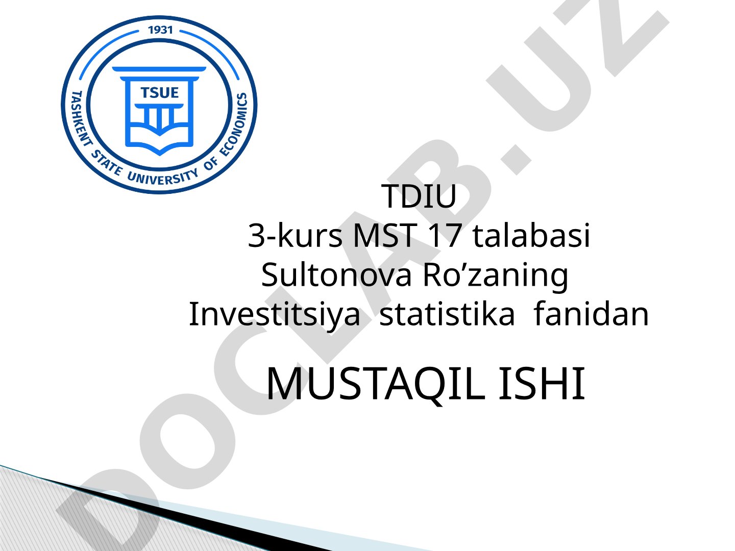 Xavf va daromadni baholash statistik modellari