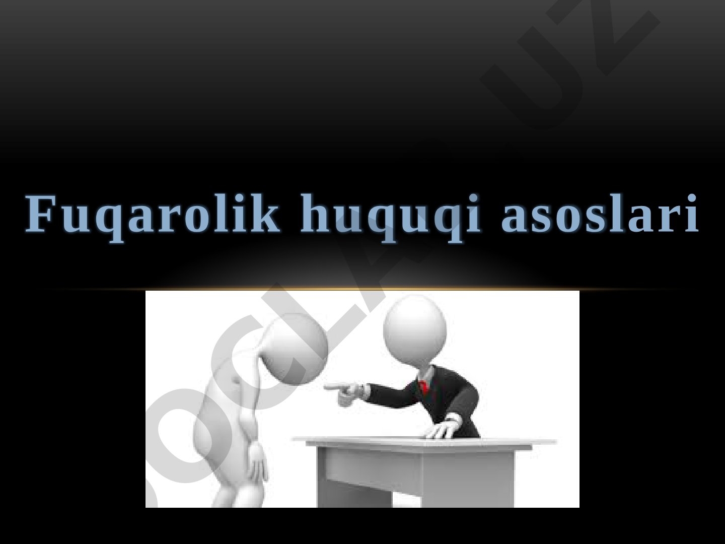 Fuqarolik huquqi asoslari