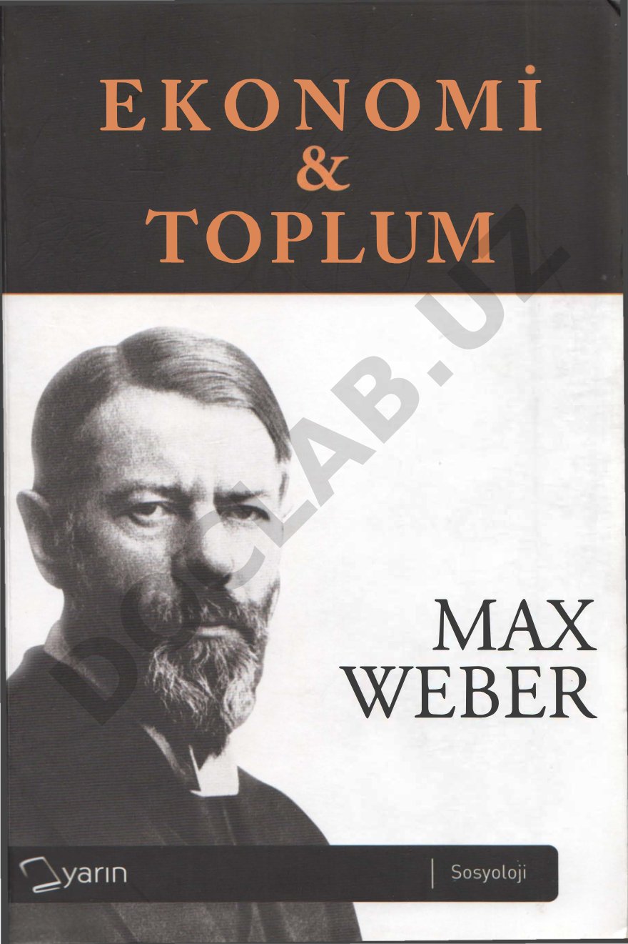 Max Weber İçindekiler