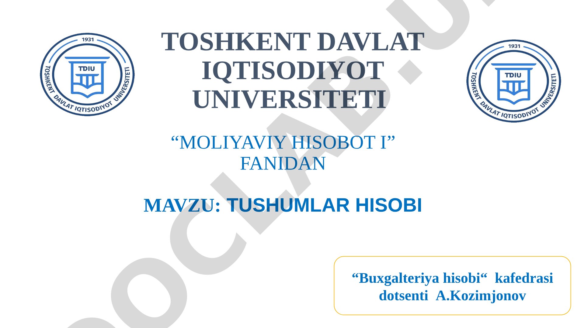 15-son MHXS bo'yicha tushumlarni tan olish va moliyaviy hisobotda aks ettirish