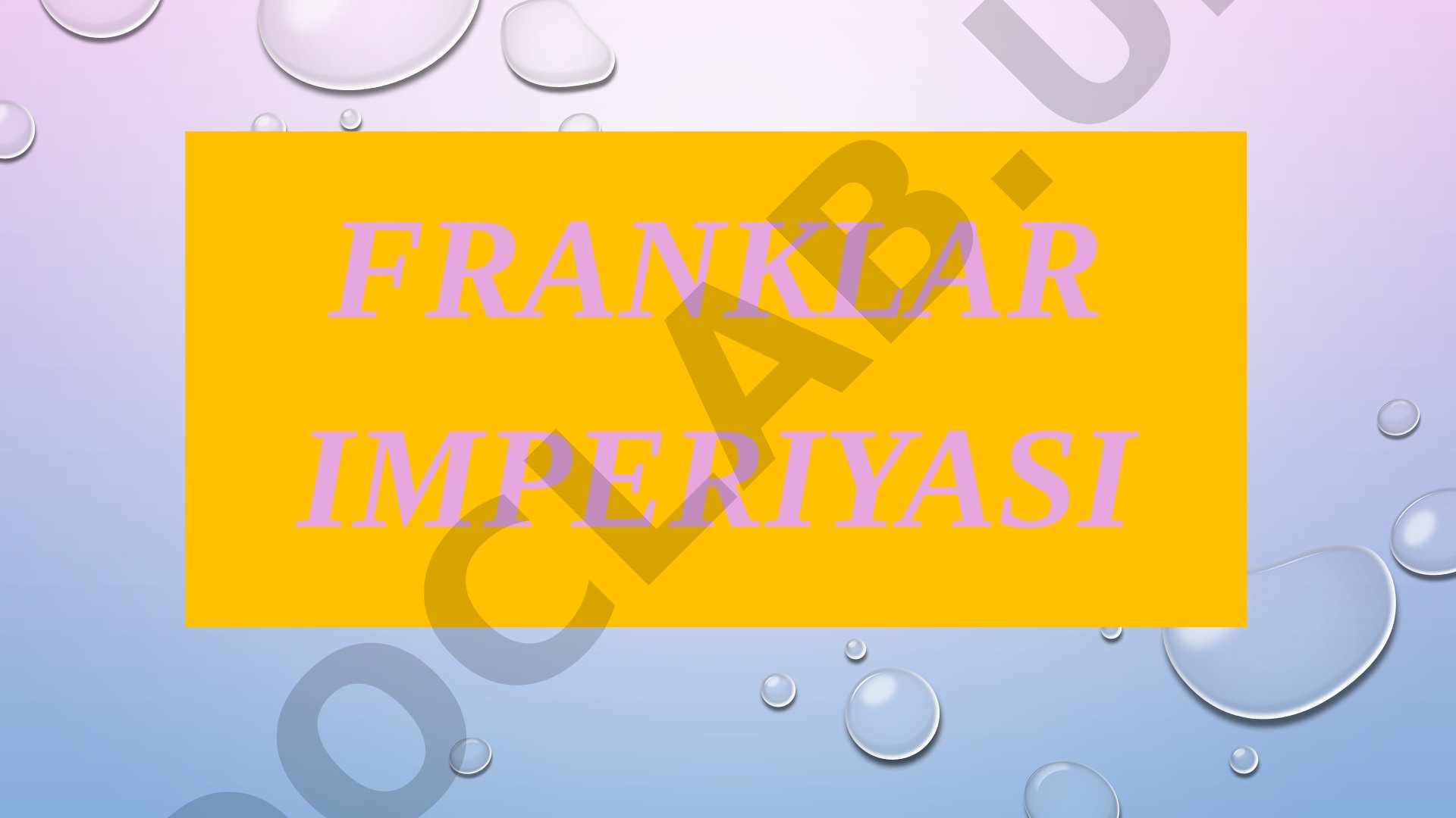 Franklar imperiyasi tarixi