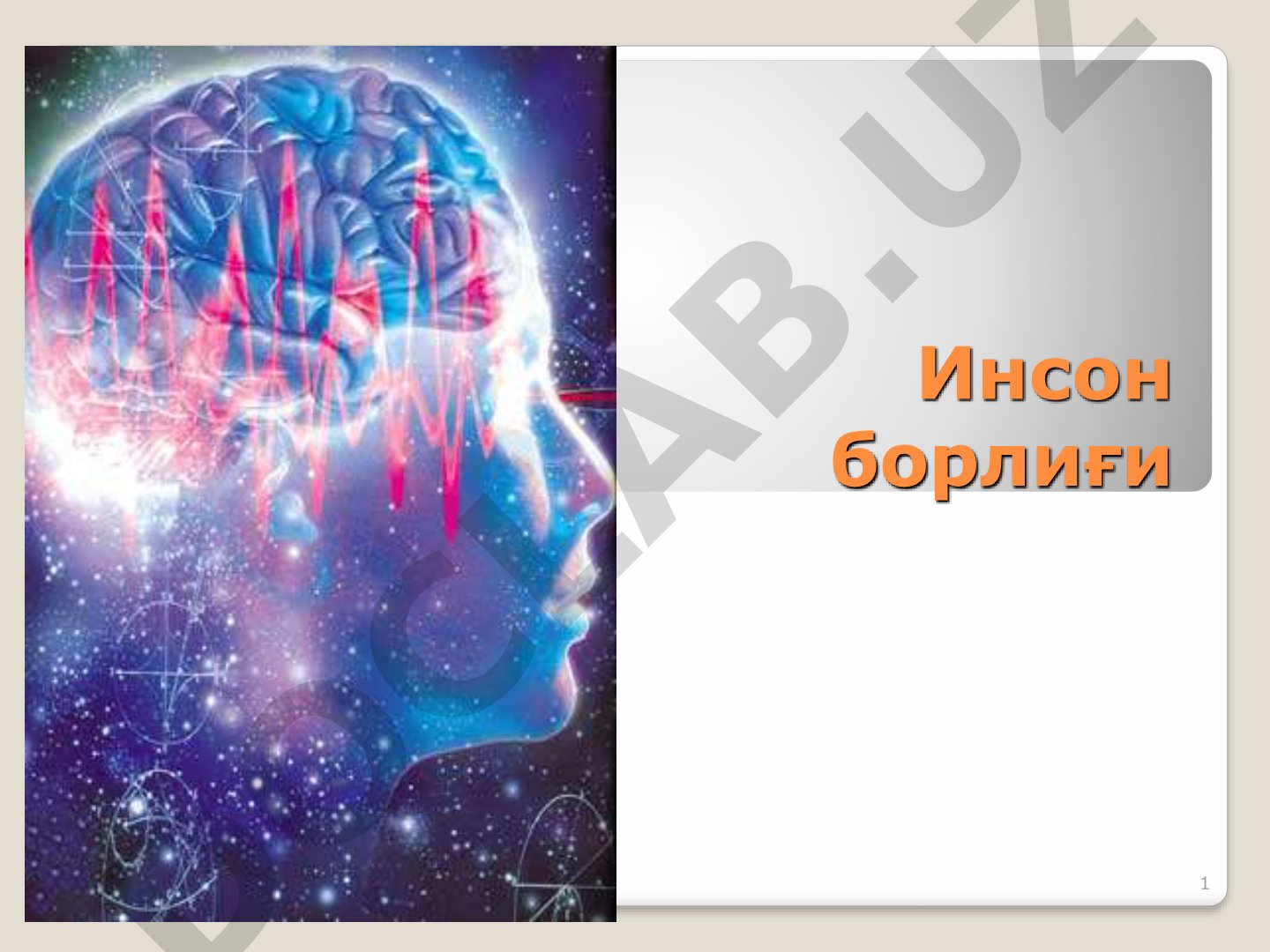 Инсон борлиғи ва онгнинг табиати