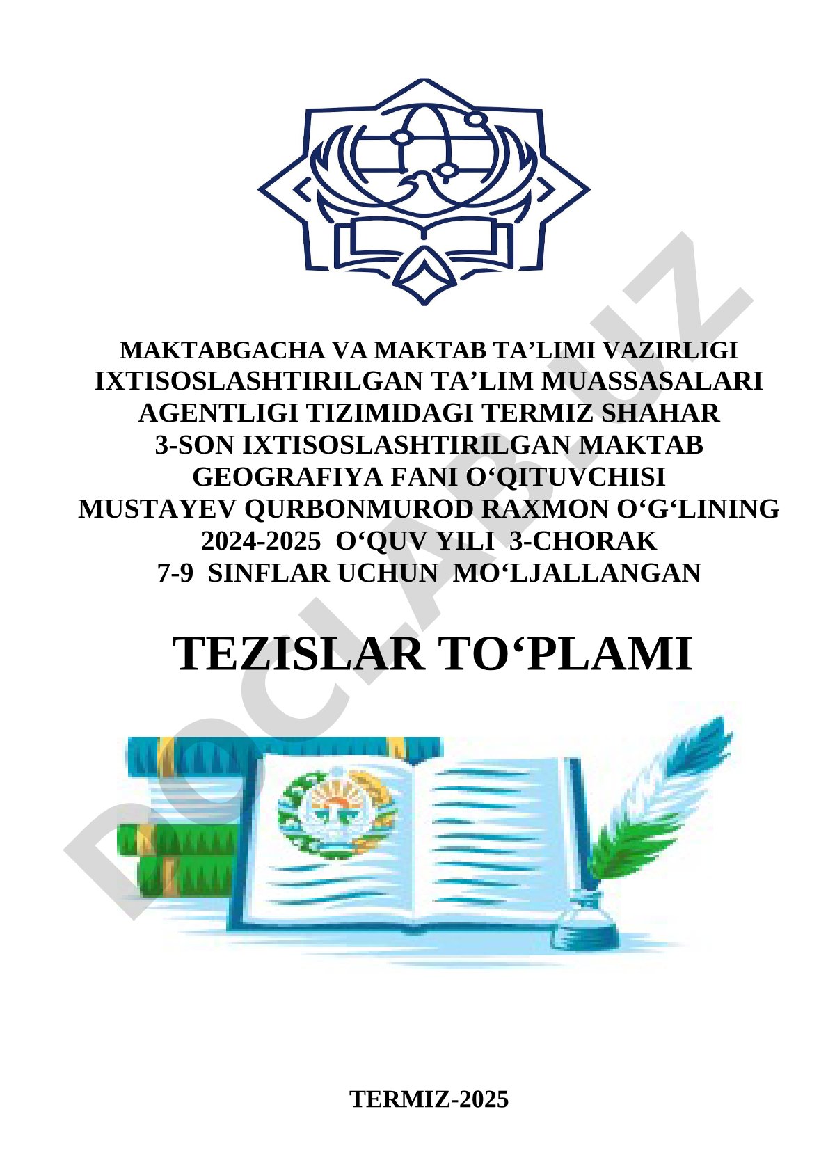 Avstraliyaning iqlimi, ichki suvlari, tabiat zonalari va aholisining tabiatga ta'siri