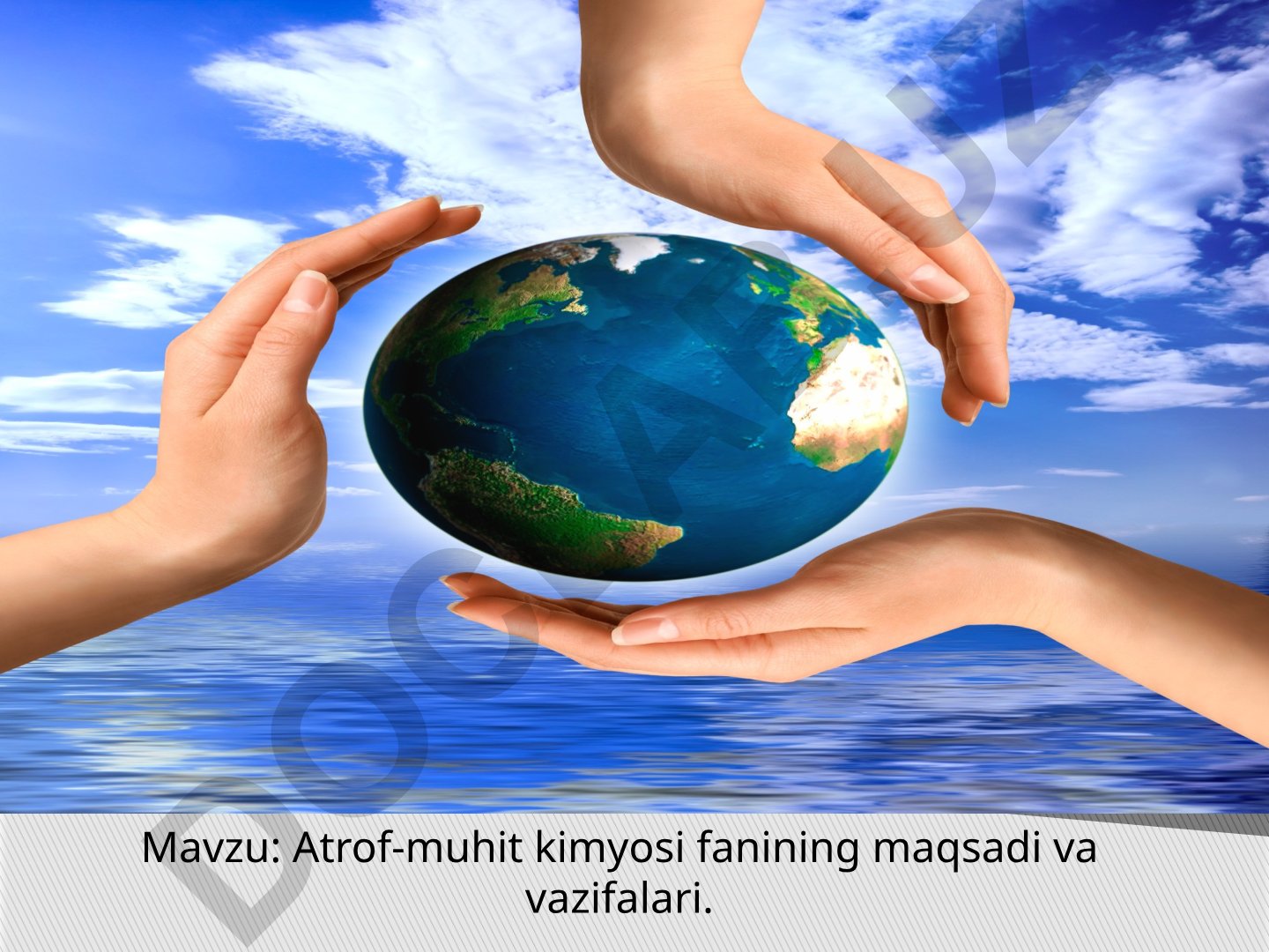 Atrof-muhit kimyosi fanining maqsadi va vazifalari