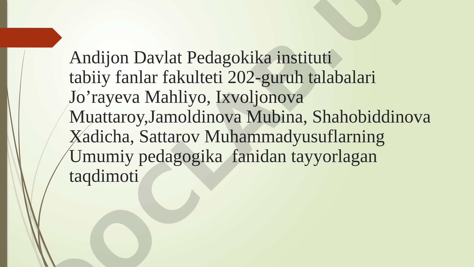 O‘zbekiston Respublikasida ta’lim tizimi