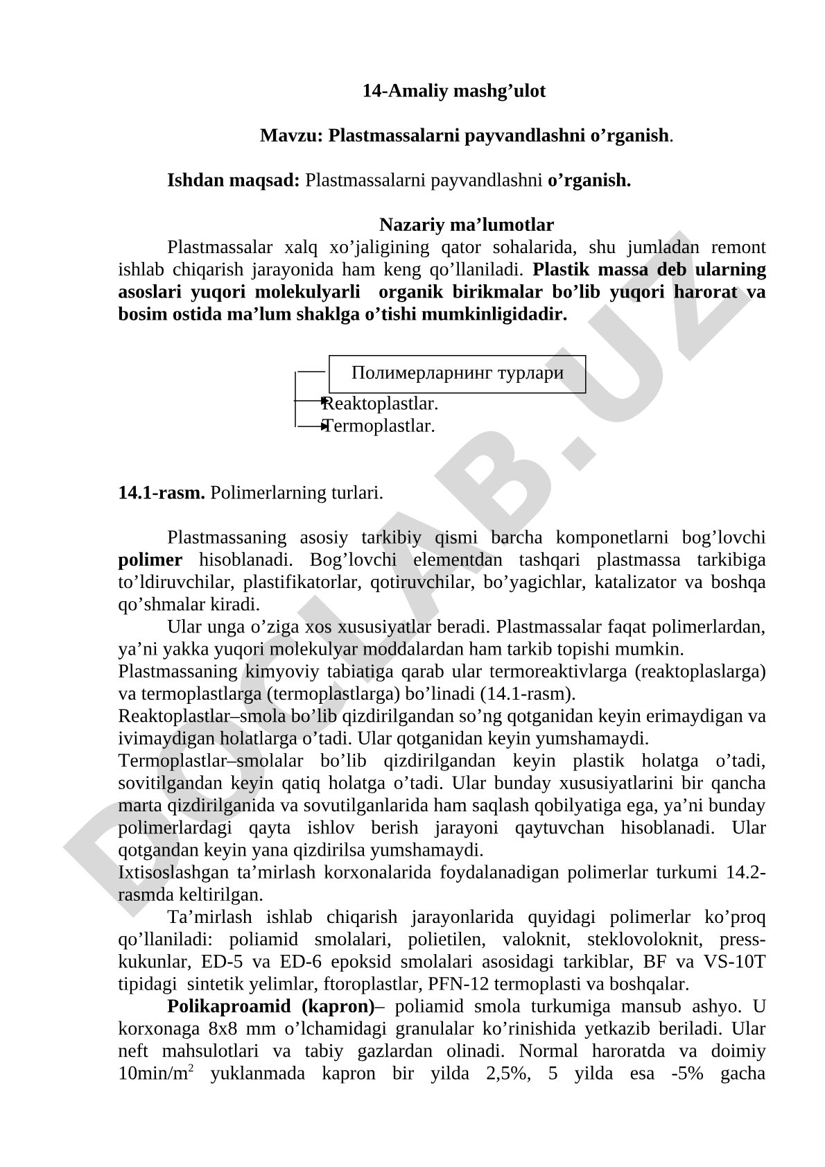 Plastmassalarni payvandlash usullari, turlari va tarkibiy qismlari haqida ma'lumot