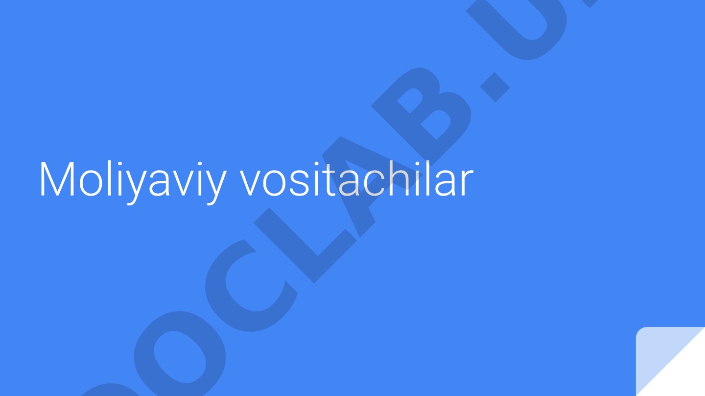 Moliyaviy vositachilar