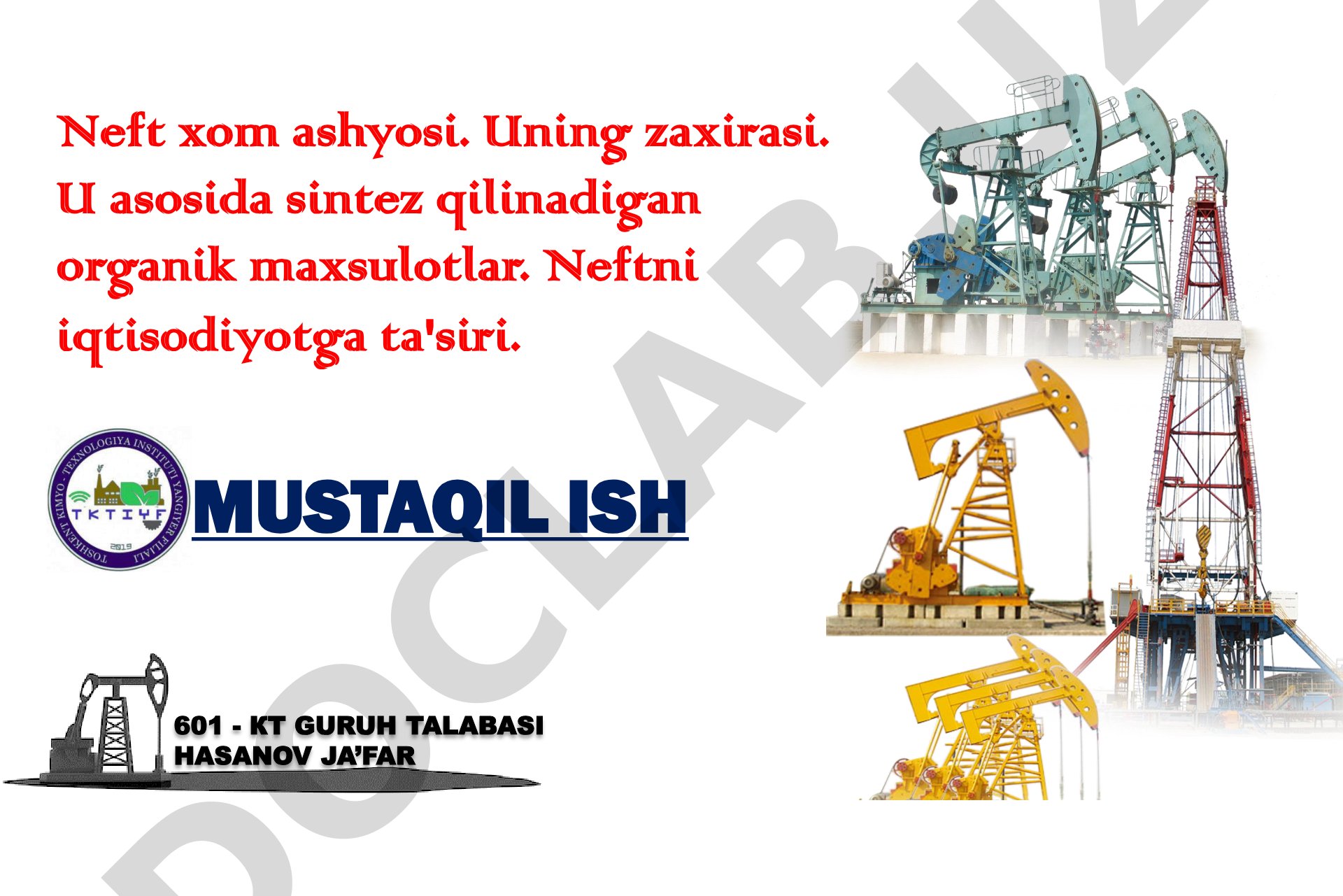 Neft xom ashyosi