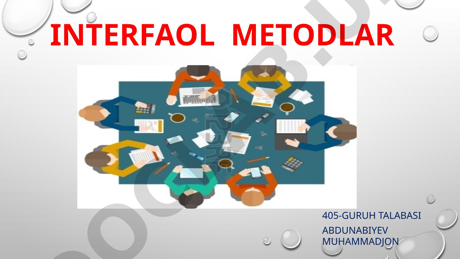 Interfaol metodlar