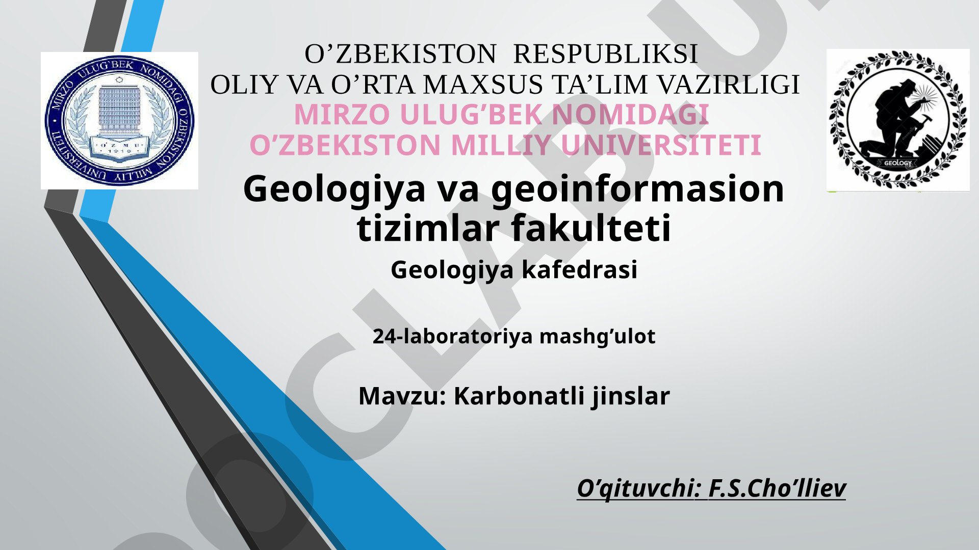 Karbonatli jinslar